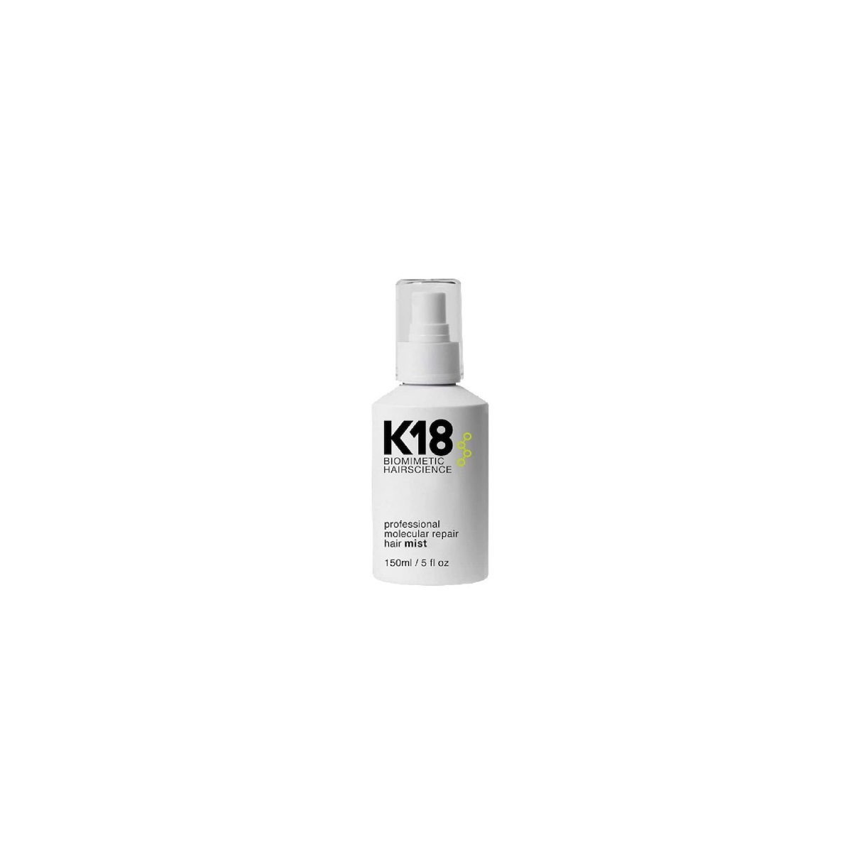 K18 - MOLECULAR HAIR MIST (150ml) Spray senza risciacquo riparatore con K18Peptide
