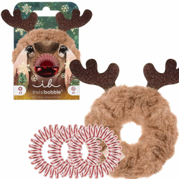 INVISIBOBBLE - SET HOLIDAYS RED NOSE REINDEER (Pack of 4)