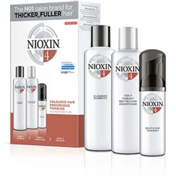 NIOXIN - SISTEMA 4 - Kit Trifasico Shampoo (150ml) Balsamo (150ml) Trattamento (40ml)