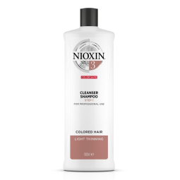 NIOXIN - SISTEMA 3 CLEANSER SHAMPOO - COLORED HAIR LIGHT THINNING (1000ml)