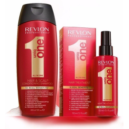 REVLON PROFESSIONAL - UNIQ ONE - KIT - HAIR TREATMENT Shampoo+balsamo