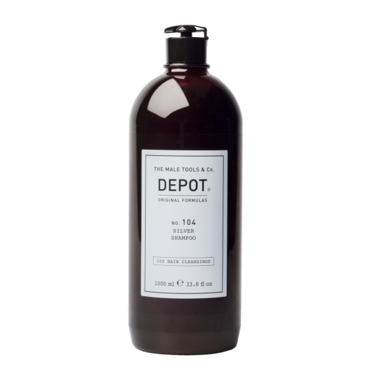 DEPOT - No.104 SILVER SHAMPOO (1000ml) Shampoo per capelli grigi