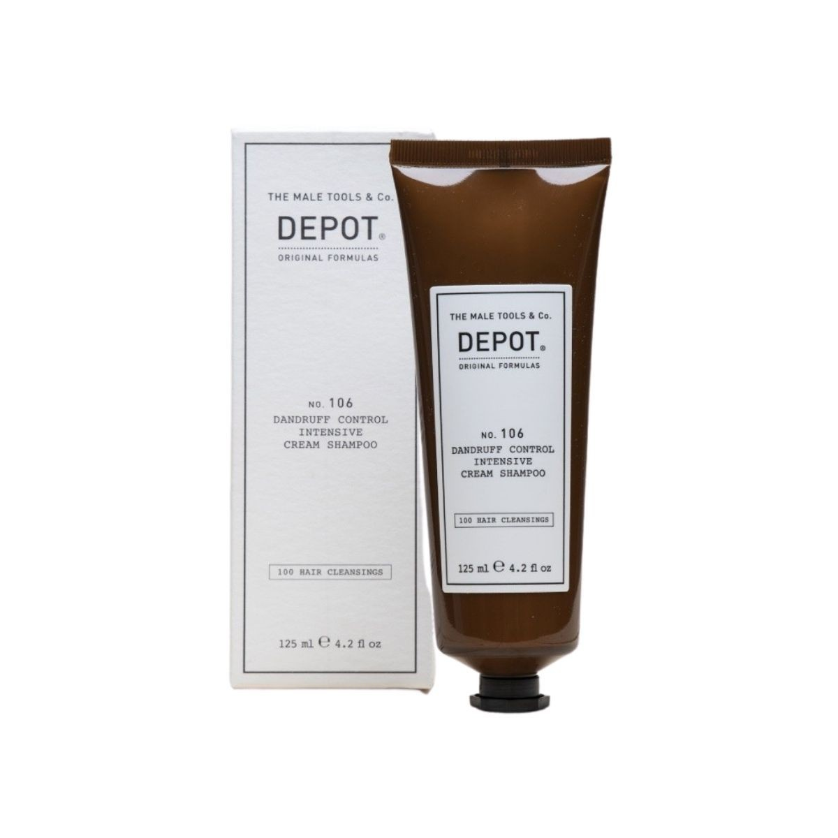 DEPOT - No.106 DANDRUFF CONTROL INTENSIVE CREAM SHAMPOO (125ml) Shampoo in crema anti forfora