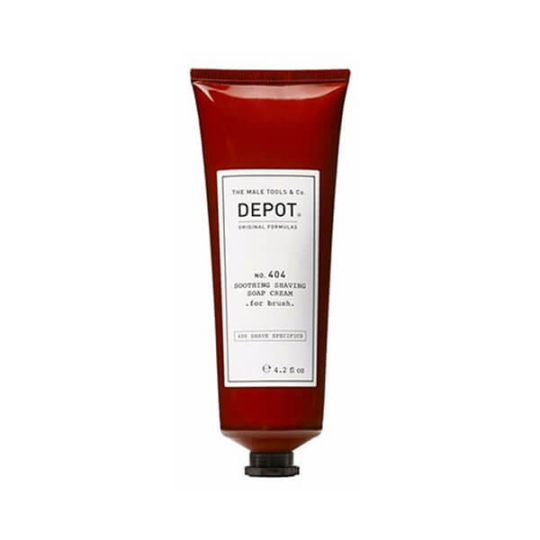 DEPOT - No. 404 SOOTHING SHAVING SOAP CREAM for brush (125ml) Sapone da barba