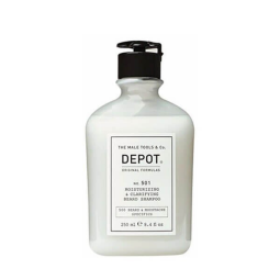 DEPOT - No. 501 MOISTURIZING & CLARIFYING BEARD SHAMPOO (250ml) Shampoo idratante per la barba