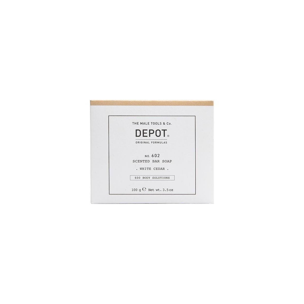 DEPOT - No. 602 SCENTED BAR SOAP WHITE CEDAR (100g) Sapone profumato
