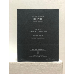 DEPOT - No. 806 TONING & REVITALIZING FACE MASK (12pc x 13ml) Maschera tonificante