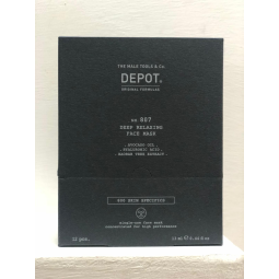 DEPOT - No. 807 DEEP RELAXING FACE MASK (12pc x 13ml) Maschera distendente e rilassante