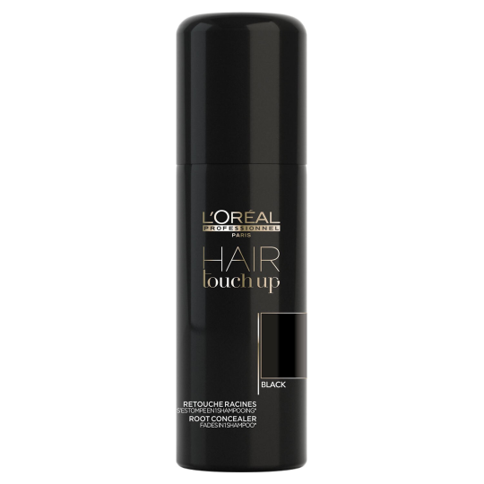 L'OREAL PROFESSIONNEL - HAIR TOUCH UP - BLACK (75ml) Spray correttore colore