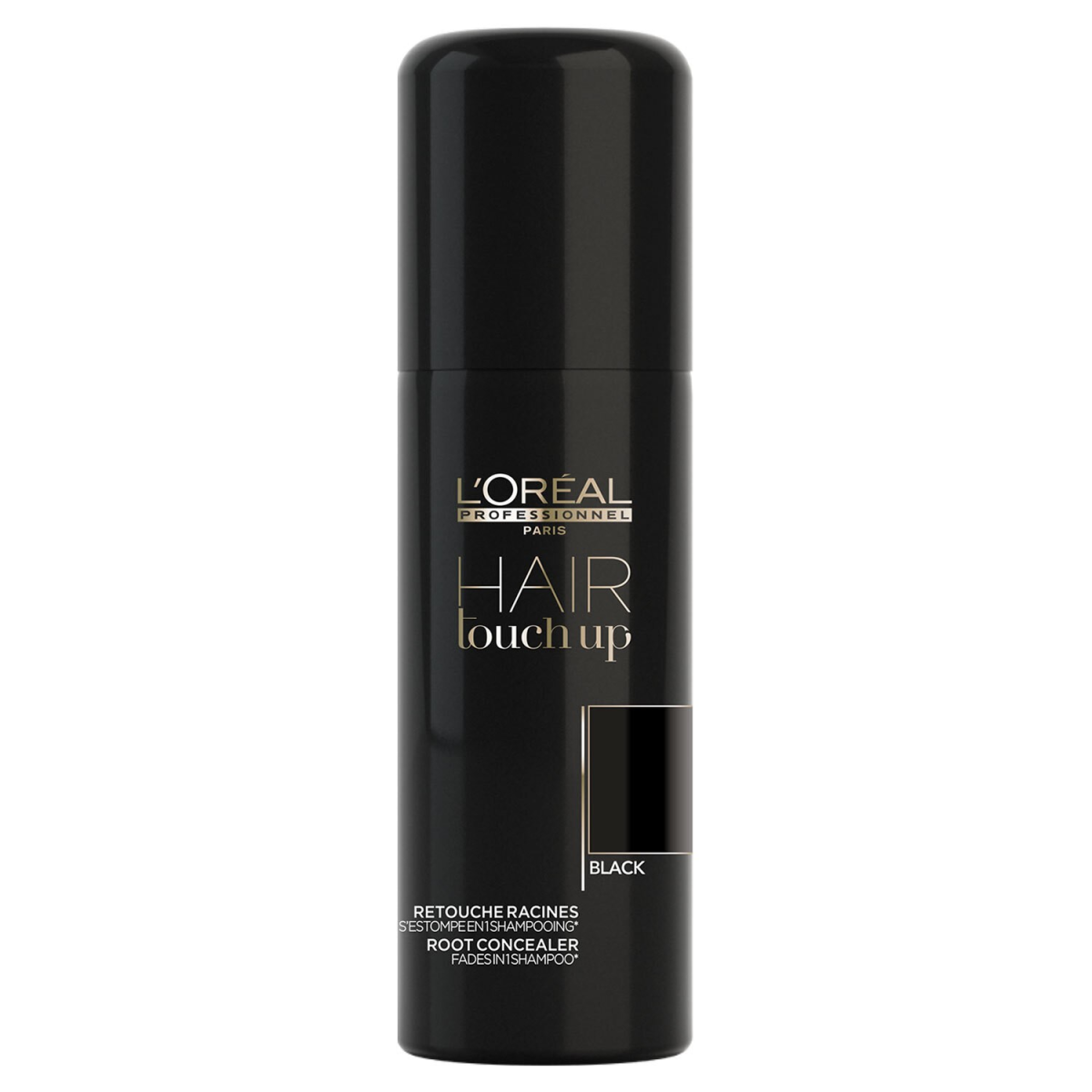 L'OREAL PROFESSIONNEL - HAIR TOUCH UP - BLACK (75ml) Spray correttore colore