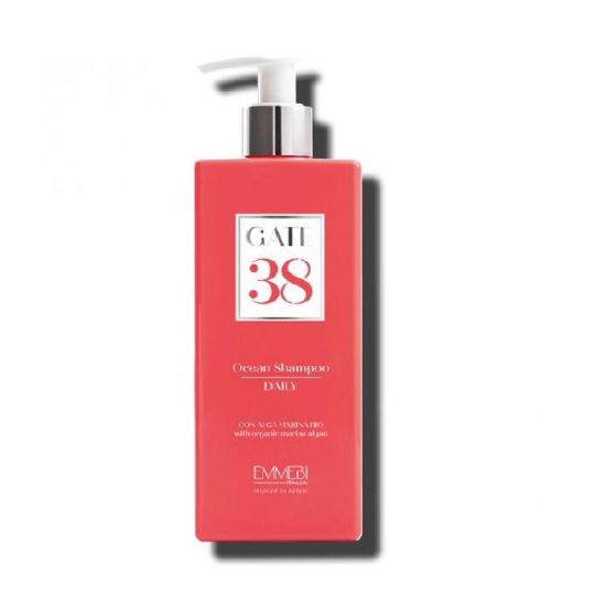 EMMEBI ITALIA - GATE WASH OCEAN 38 DAILY SHAMPOO (250ml) Shampoo uso frequente