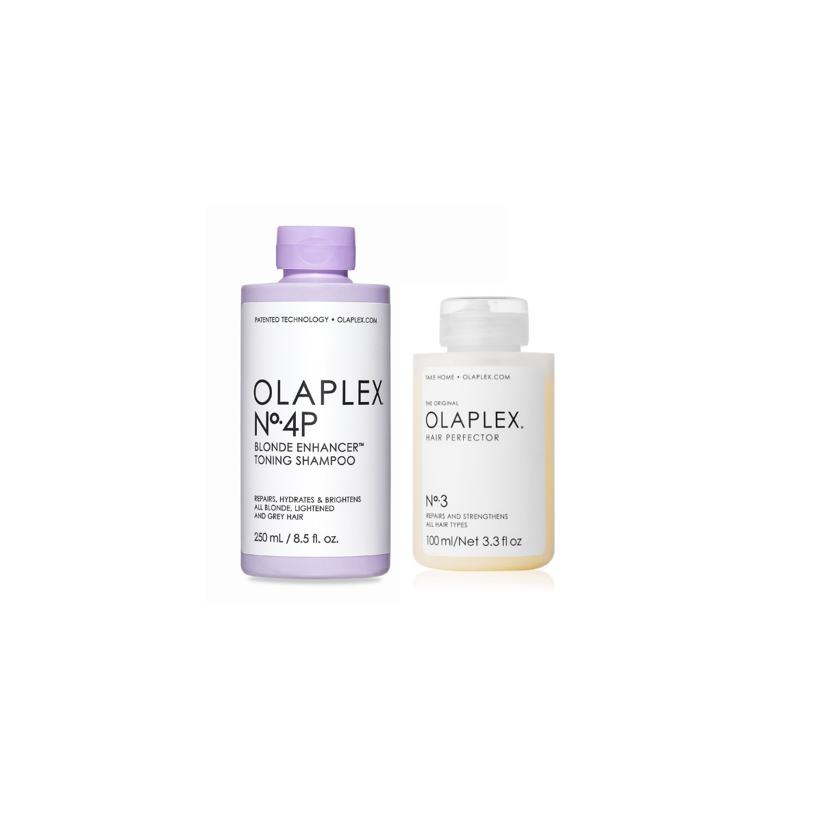 OLAPLEX - KIT N.4P BLONDE ENHANCER TONING SHAMPOO (250ml) e N.3 Hair perfector (100ml)